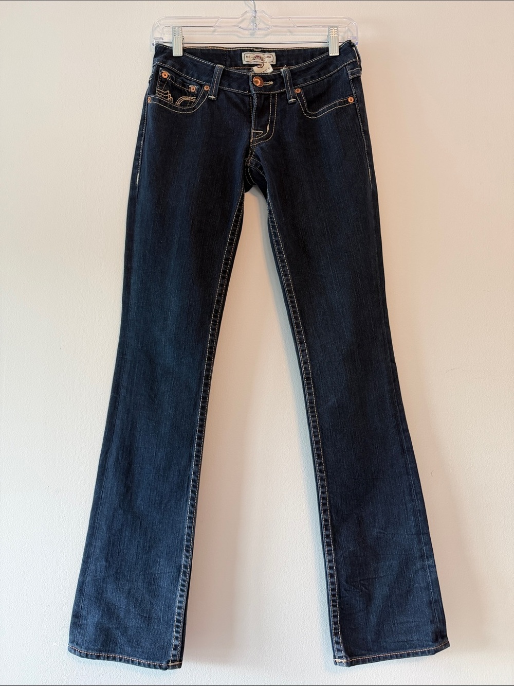 PRVCY Dark Blue Flare Jeans